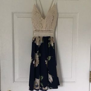 Blue Floral Sundress
